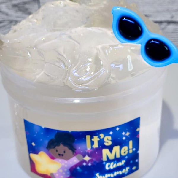 Clear Summer | Clear Slime| Crystal Clear | Summer Slime |Scented Slime |