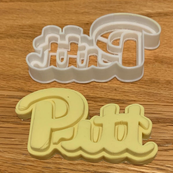 Detailed Cookie Cutter - University of Pittsburgh Inspired Logo