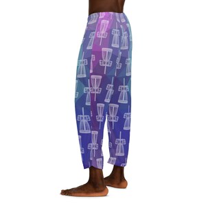 Pantalon de disc golf, pantalon de pyjama pour homme, paniers de disc golf, cadeau pantalon de pyjama doux et confortable pour disc golfeur image 2