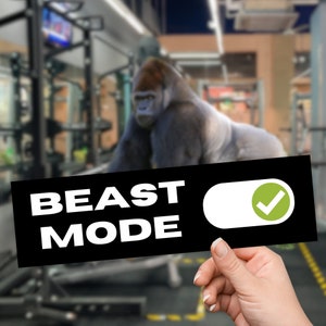 Beast Mode: Great Ape Form - Vinyl Sticker