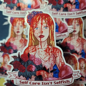Self Care Horror Stephen King Carrie Sticker
