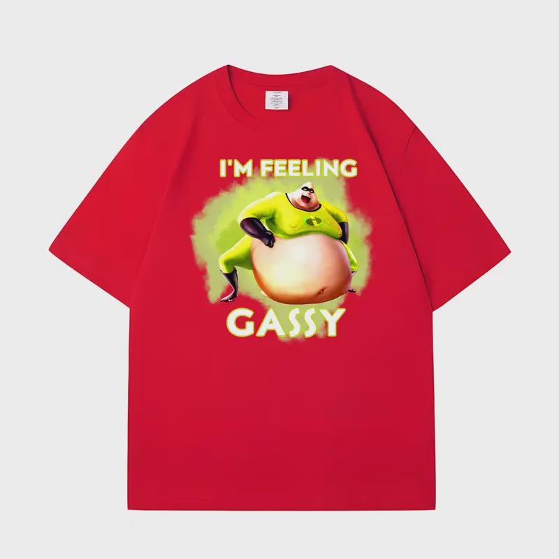 The Incredibles Im Feeling Gassy T-shirt Retro Design Machine