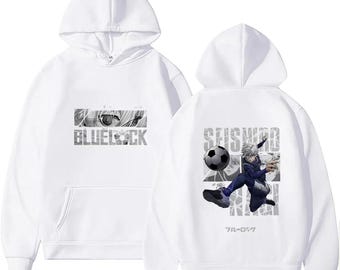 Blu3 L0ckk Hoodie: Nagi Shei Anime Print