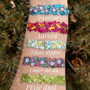 princess hair glitter gel