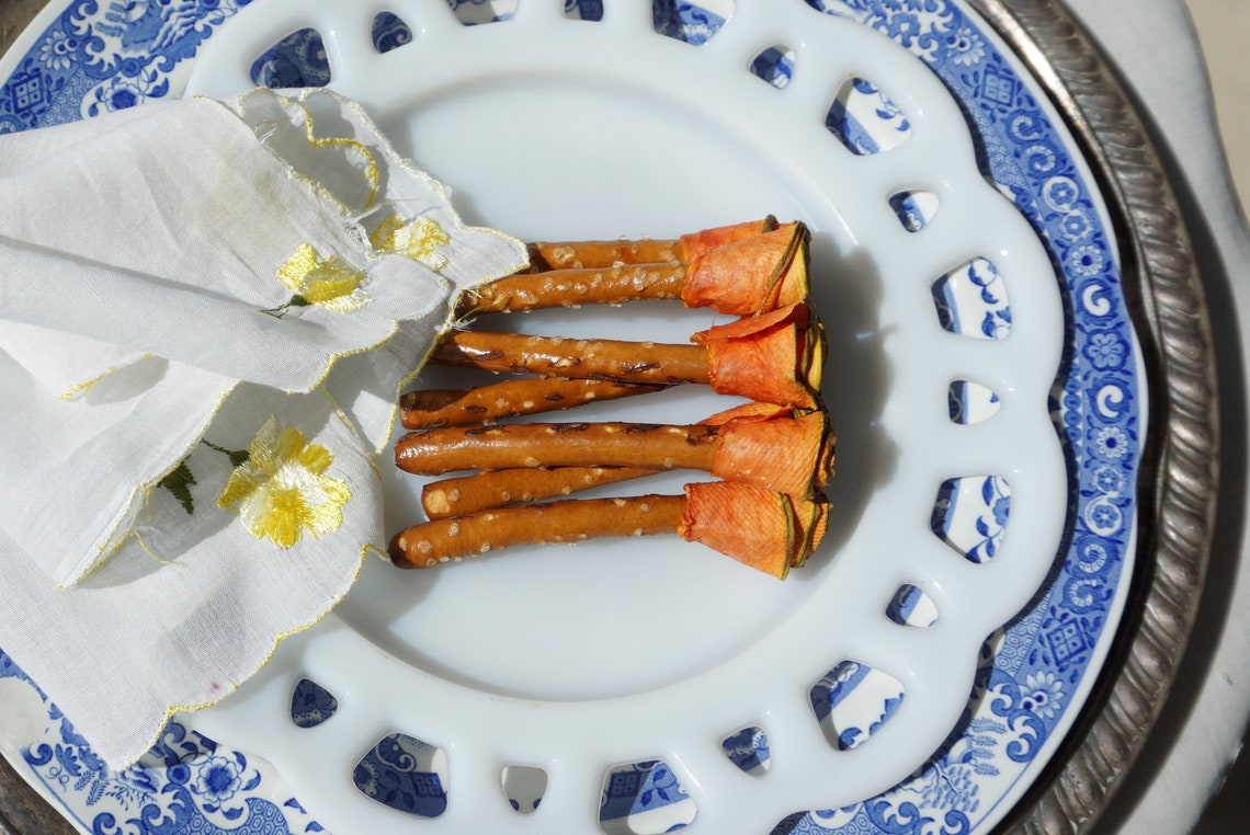 Edible Dried Mango Flower Bouquet Really Tasteful Edible Etsy