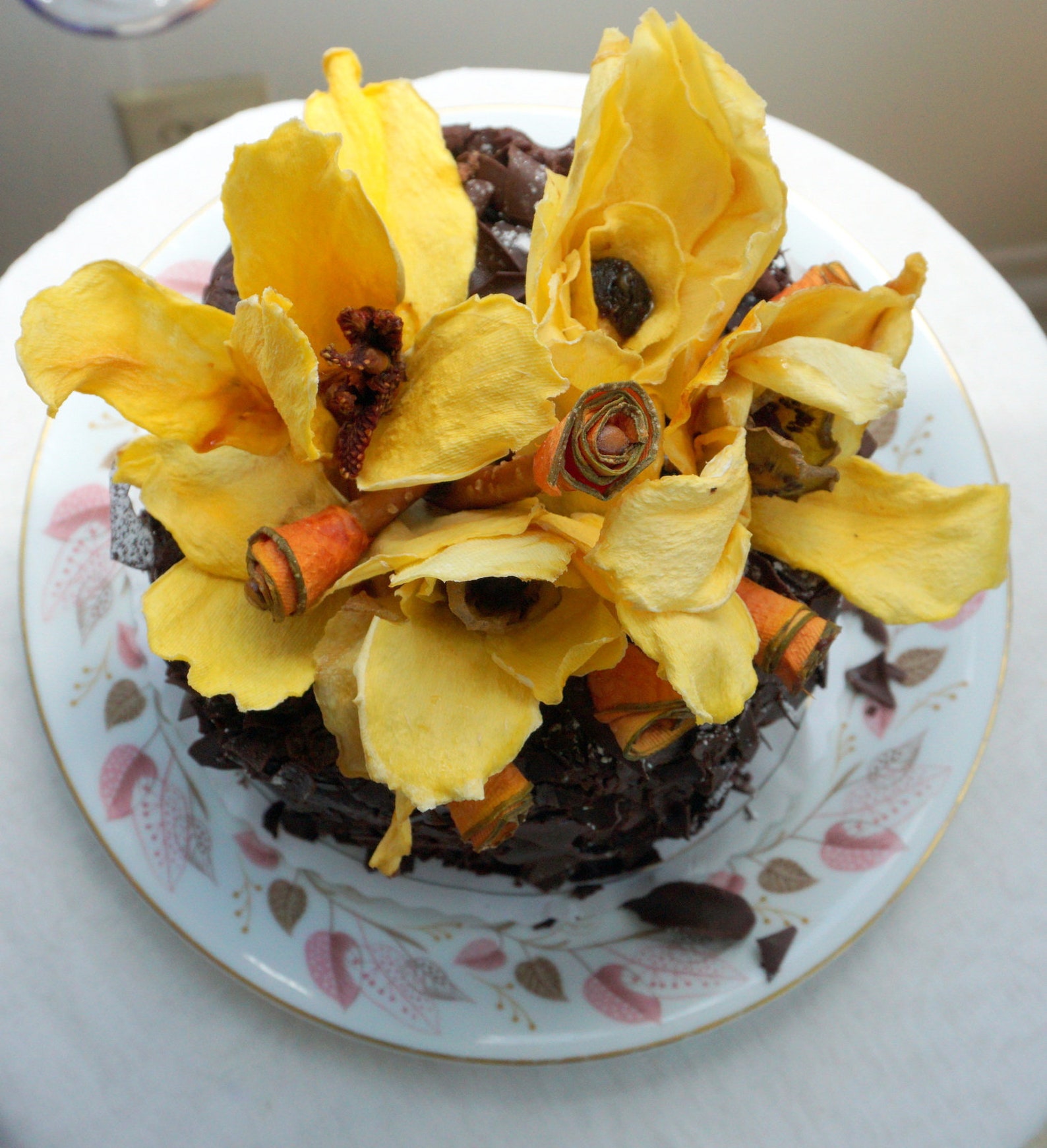 Edible Dried Mango Flower Bouquet Really Tasteful Edible Etsy