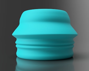 Wrapped Face Plant Pot