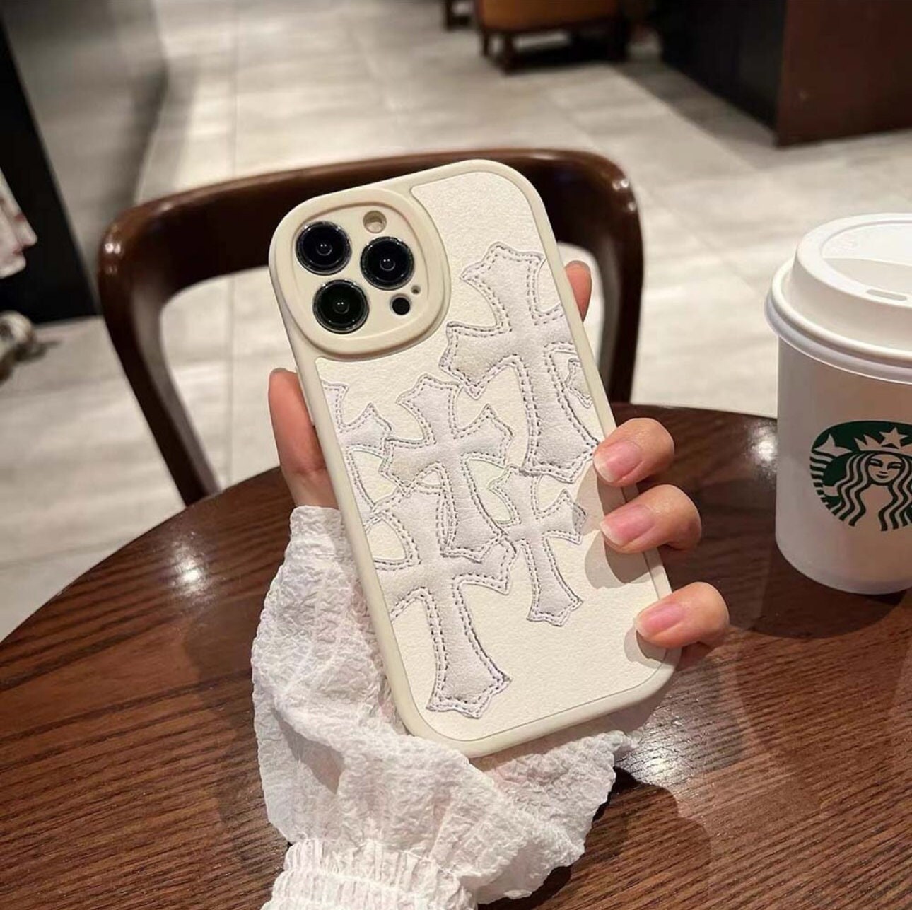 IPhone 15 Chrome Hearts Phone Case Luxury Phone Case Etsy