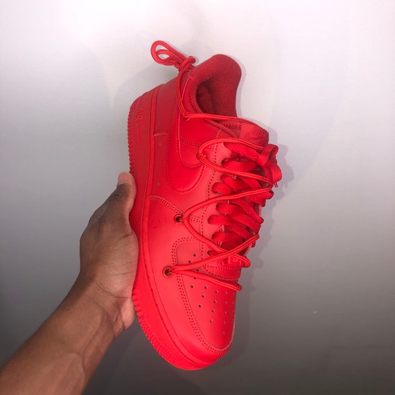Buy Red Custom Off-white Air Force One Online in India 