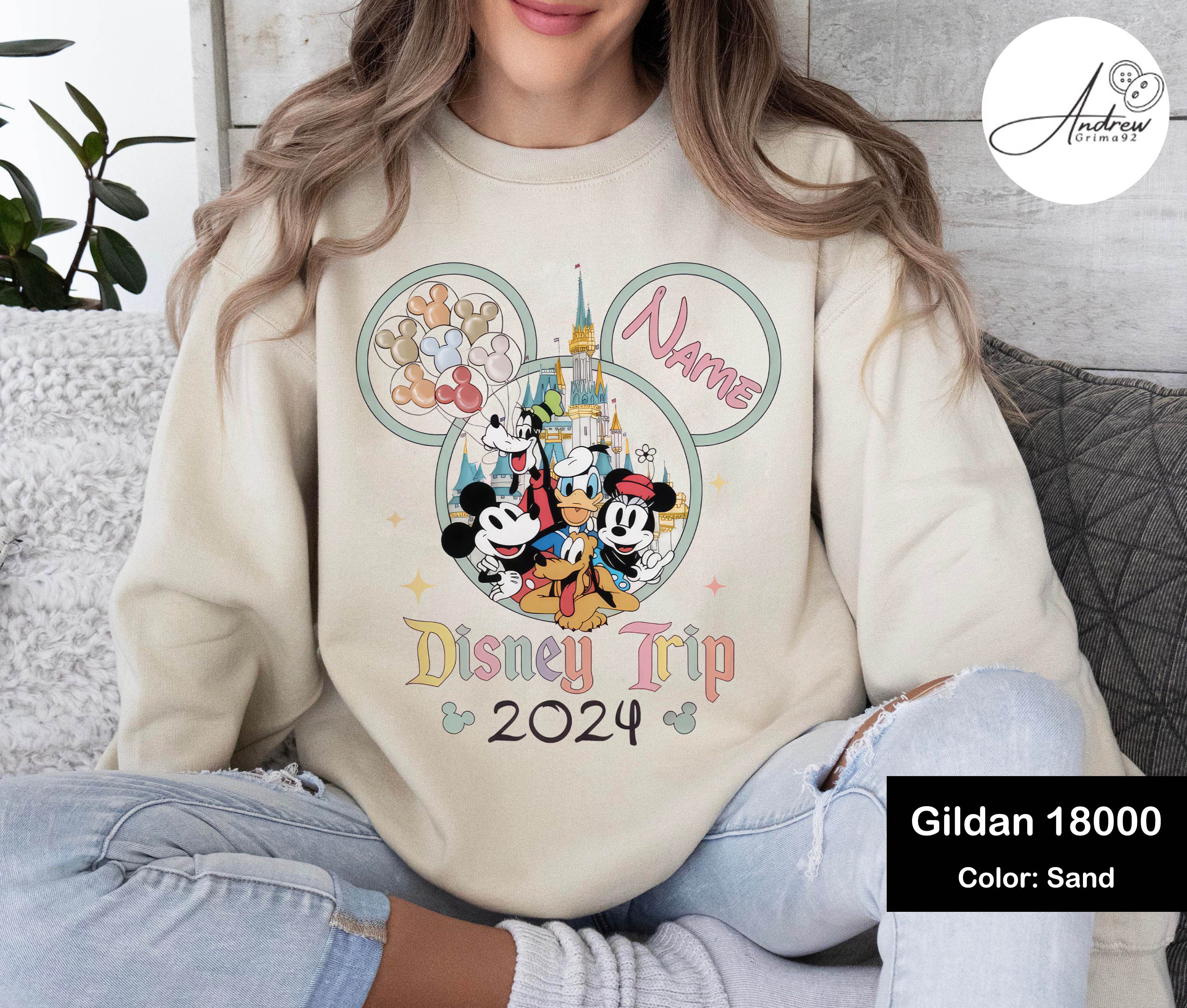 Retro Mickey And Friends Disney Trip 2024 Shirt