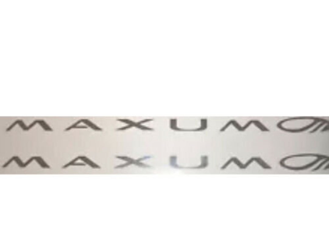 2 MAXUM Bayliner XXL CHROME Boat Decals Stickers Etsy