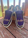 Custom Crown Royal Hey Dudes Shoes: Hand Stitched Men's & Women's