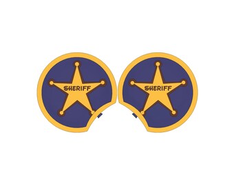 Oreja de ratón de sheriff: Archivo STL magnético impreso en 3D con adaptador de cola de milano