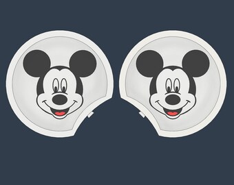 Oreja de ratón magnética - Mickey Mouse y adaptador de cola de milano a juego / Impresión 3D *Archivo STL 3D* / Diseño nuevo y mejorado para diademas