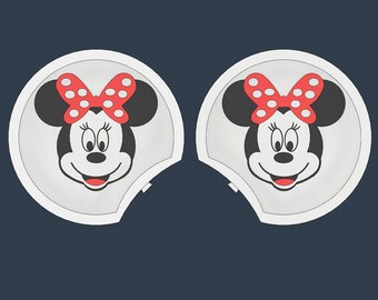 Oreja de ratón magnética - Minnie Mouse y adaptador de cola de milano a juego / Impresión 3D *Archivo STL 3D* / Diseño nuevo y mejorado para diademas
