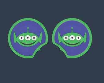 Oreja de ratón magnética - Alien y adaptador de cola de milano a juego / Impresión 3D *Archivo STL 3D* / Diseño nuevo y mejorado para diademas