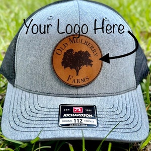Custom Leather Patch Hat