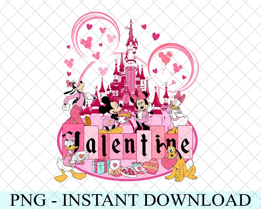 Mickey Mouse and Friends Valentine PNG , Mouse Happy Valentine Png ...