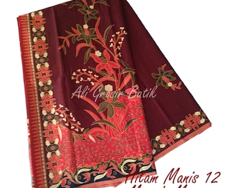Traditional Indonesian Batik Fabric Primisima Hitam Manis 12