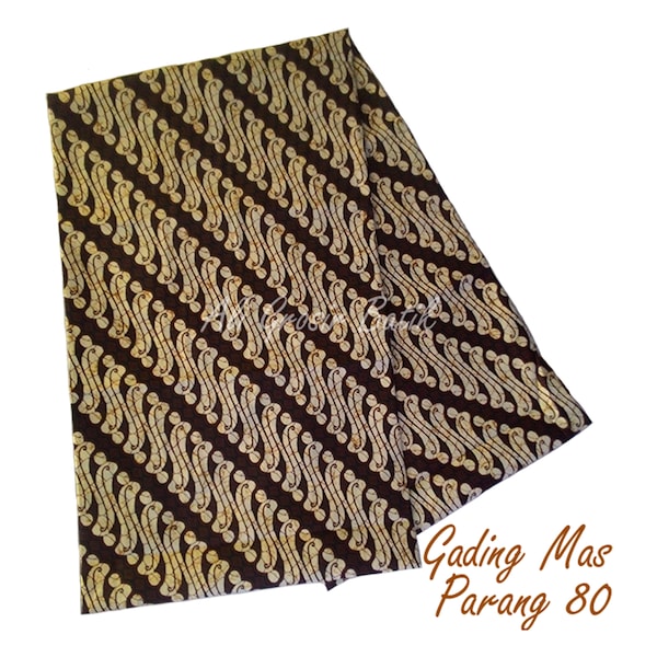 Traditional Indonesian Batik Fabric Primisima Gading Mas 80 142 150 365