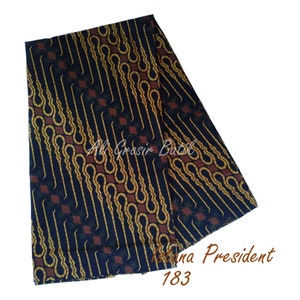 Traditional Indonesian Batik Fabric Primisima Istana President 183 303 306