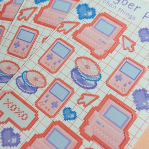 Cyber Pixels Sticker Sheet