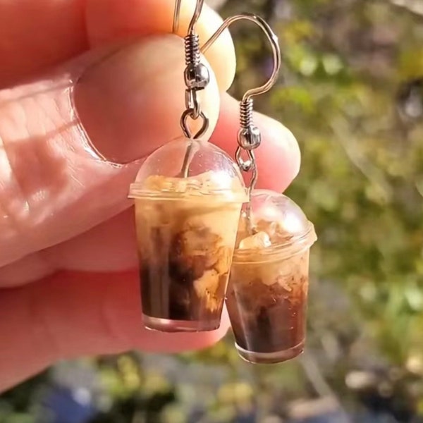 Coffee Earrings Etsy