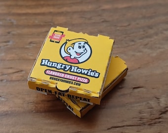 ハングリー ハウイーのランドビー ピザ ミニチュア 1:18 ボックス