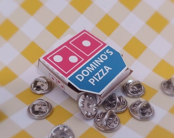 Domino's Pin Pizza Miniature Button 1:12 Scale