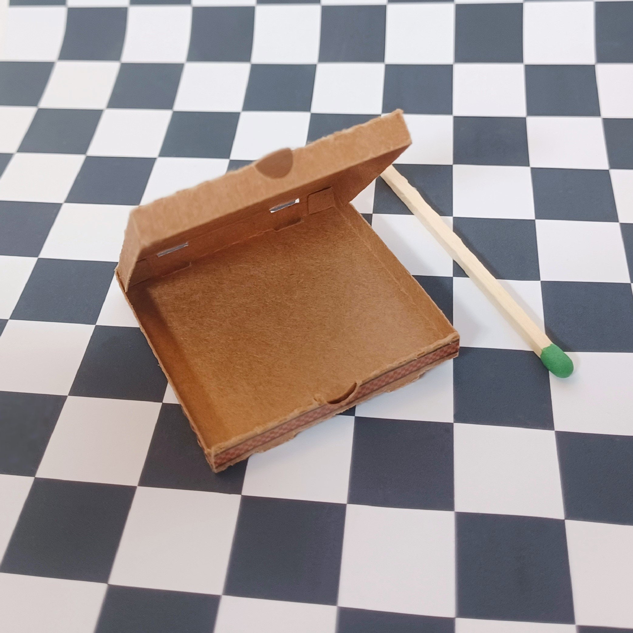 Lot De 12 Mini Boîtes à Pizza Carrées Ondulées En Papier Marron - Idéales Pour Gâteaux, Biscuits Et Pizzas 17,8 X 17,8 Cm