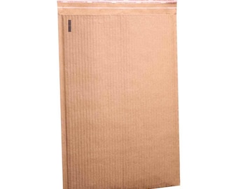 Sobres ecológicos acolchados Kraft de 8,875" x 11,25", 100 unidades