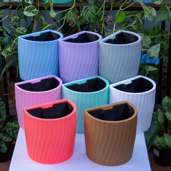 Wall Planter | Indoor Pot | Colourful | Hanging Plant | Wall Pot | Planter | Pots | Wall Decor | Plants | Flush Hanging - New Colours!