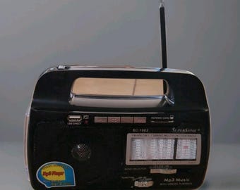 SUPERSONIC MODEL SC-1082 多目的ラジオ AM/FM/SW 写真参照