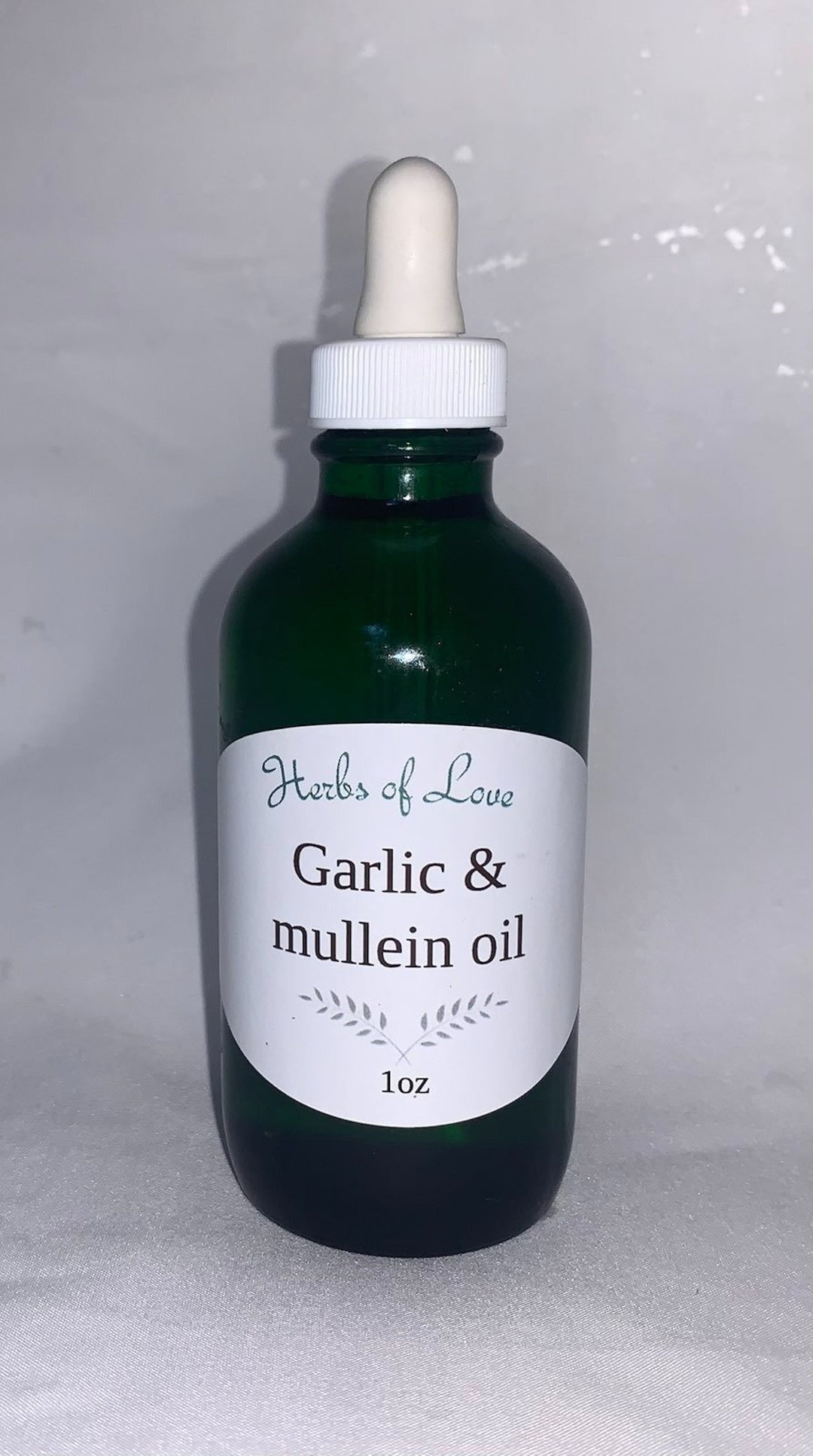 Organic Garlic & Mullein Oil 2oz Etsy