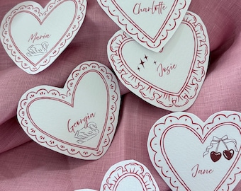 Valentines Pace Card Template: Holiday black and white Design (Digital Download)