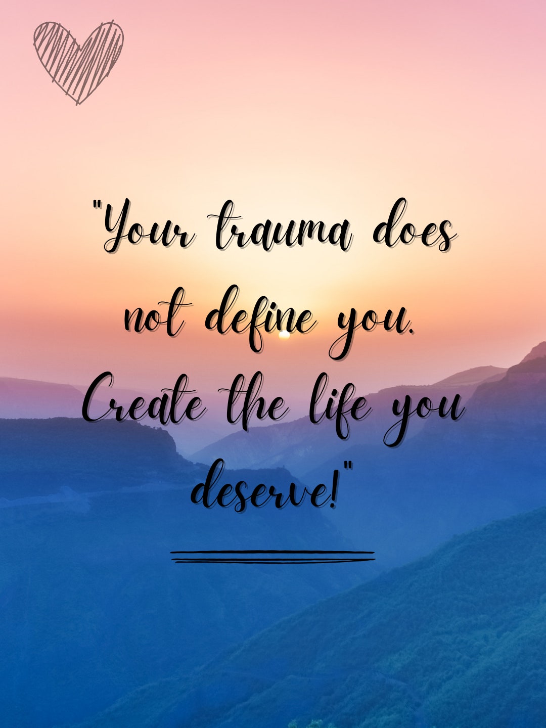 Sunset Wall Art With Inspirational Quote Etsy