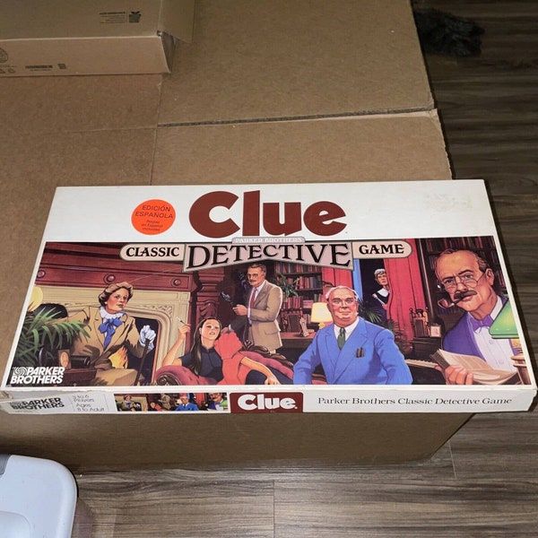 1986 Clue Classic Detective Parker Brothers Board Game