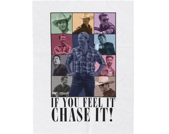 If you feel it chase it glen powell as tyler owen the eras tour Blanket