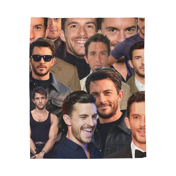 Jonathan Bailey Welurowy koc pluszowy