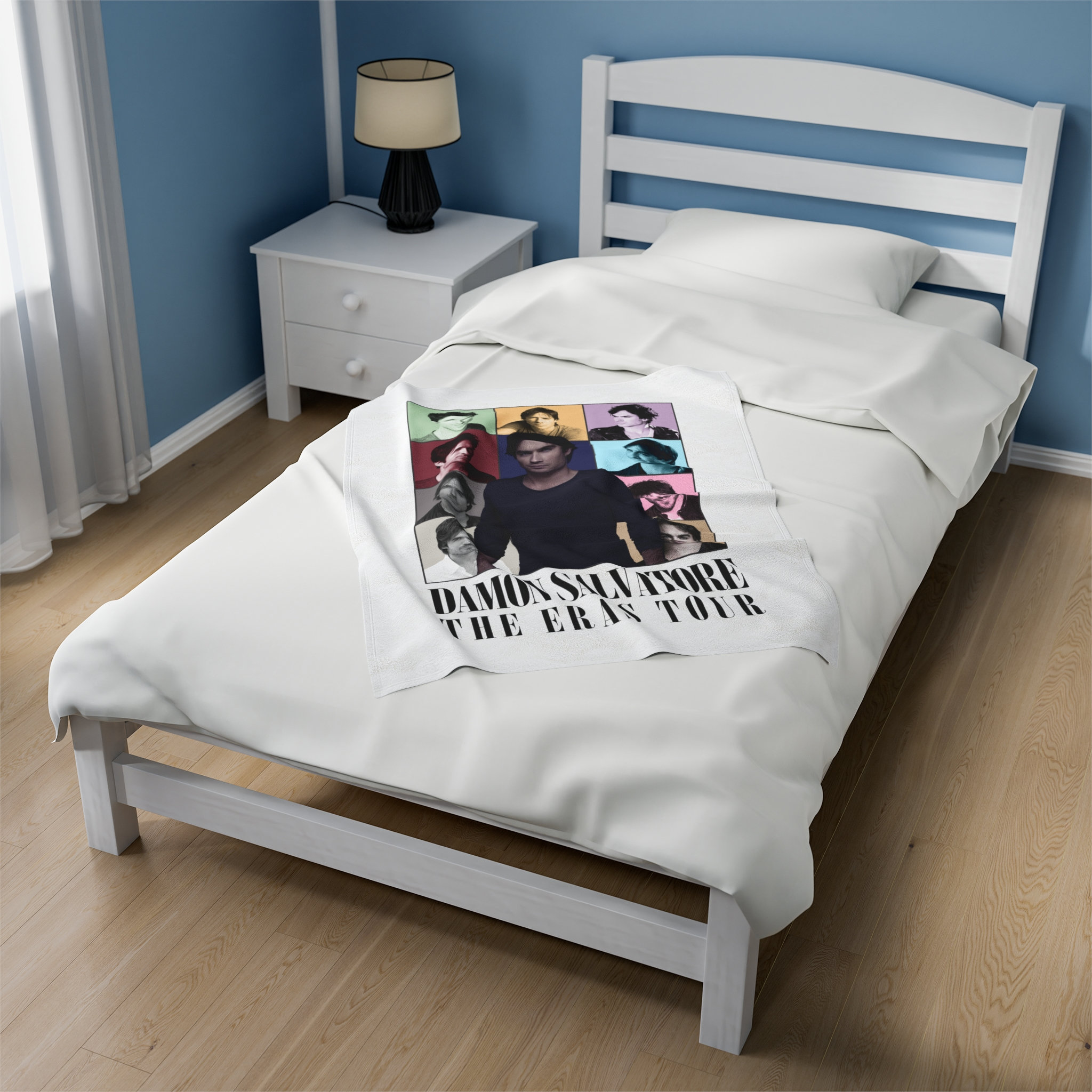 Damon salvatore blanket etsy sale