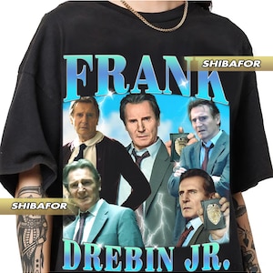 Liam Neeson as Frank Drebin Jr Retro 90s style Vintage raptee Shirt