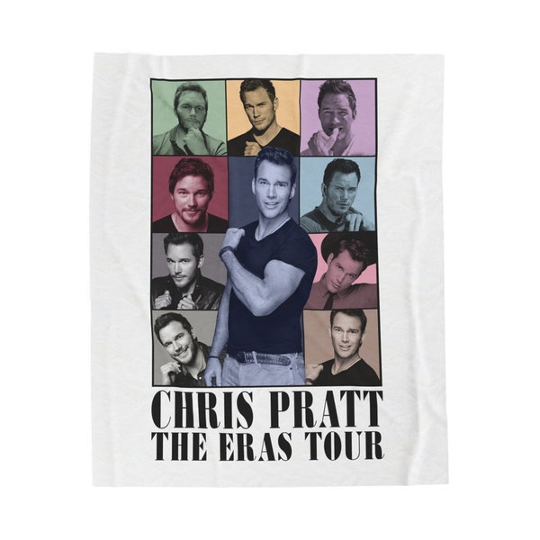 Chris Pratt- The Eras Tour Velveteen Plush Blanket