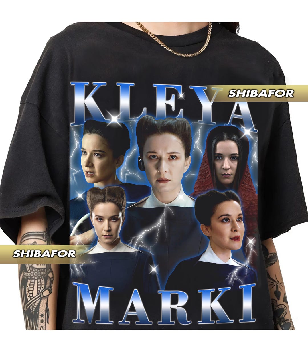 Elizabeth Dulau as Kleya Marki Andor Retro 90s Style Vintage Raptee ...