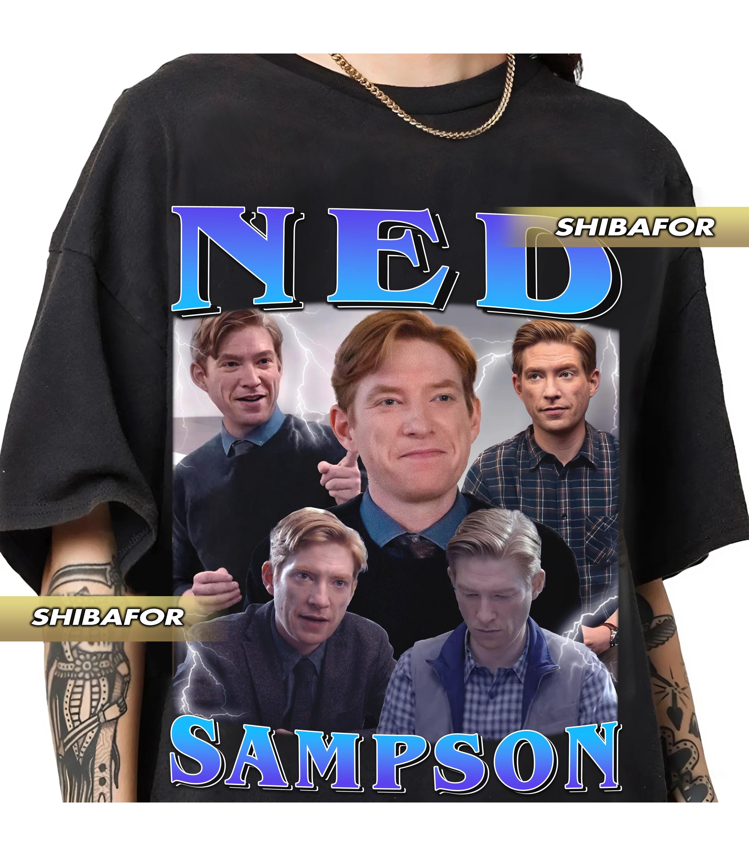 Domhnall Gleeson as Ned Sampson the Paper Retro 90s Style Vintage