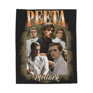 Peeta Mellark Samt Plüsch Decke