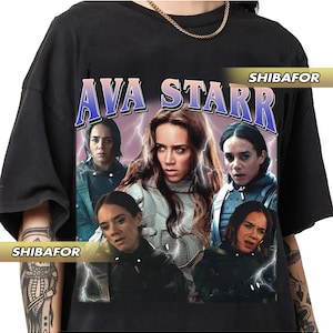 Hannah John-Kamen as Ava Starr Retro 90s style Vintage raptee Shirt