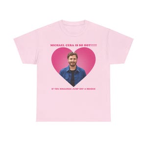 Michael Cera é uma camisa meme tão gostosa e engraçada