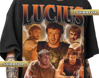 Paul Mescal as Lucius Gladiator II Retro 90s style Vintage raptee Shirt