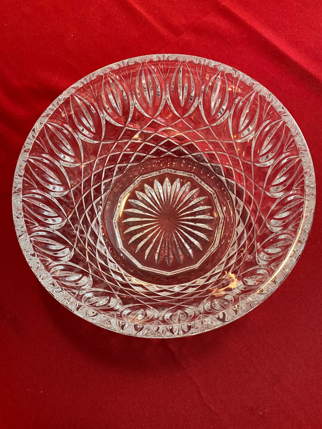 Waterford Crystal Bowl 9lb 10/6 Centerpiece Etsy