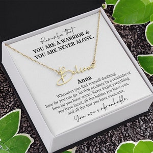 Recovery Gift for Woman, Addiction Recovery Necklace, Sobriety Gift for Her, Sober Living Jewelry, Strength Woman Alcoholics Anonymous Gift
